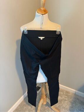CAbi Black Ponte Knit Seamed Leggings #545